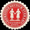 Siegelmarke Gemeinde-Deutsch-Piekar - Beuthner Kreis W0309945